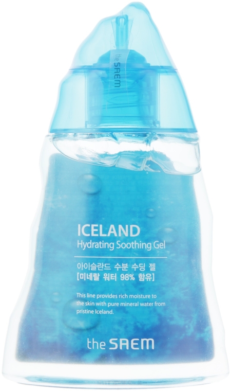 Nawilżająco-kojący żel do twarzy - The Saem Iceland Hydrating Soothing Gel — Zdjęcie N1