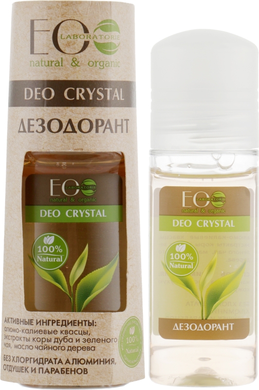 Dezodorant do ciała Kora dębu i zielona herbata - ECO Laboratorie Deo Crystal — Zdjęcie N1