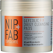 Kup Płatki złuszczające z kwasem glikolowym - NIP + FAB Glycolic Fix Daily Cleansing Pads