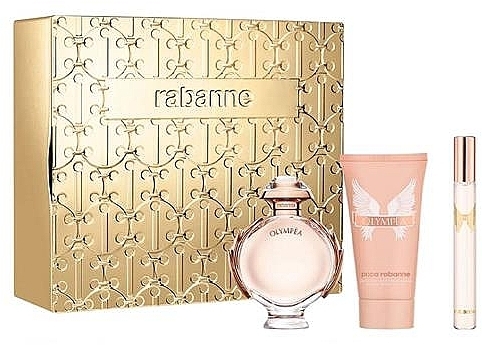 Paco Rabanne Olympea - Zestaw (edp/50ml + b/lot/75ml + edp/10ml) — Zdjęcie N1