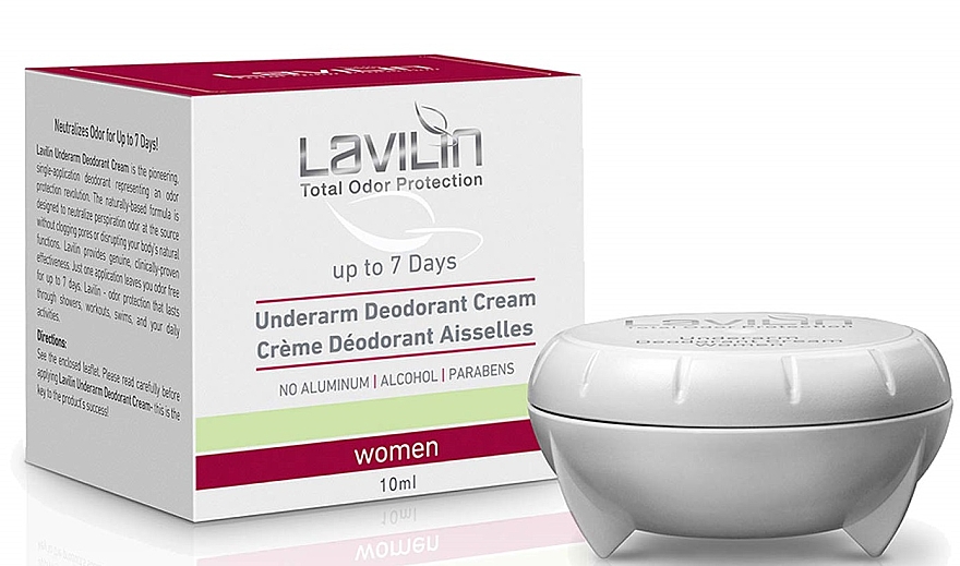 Kremowy dezodorant dla kobiet 7 dni - Lavilin 7 Day Underarm Deodorant Cream Women — Zdjęcie N1