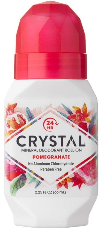 Dezodorant w kulce o zapachu granatu - Crystal Essence Deodorant Roll-On Pomegranate — Zdjęcie N1