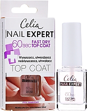 Wysuszacz do paznokci - Celia Nail Expert 60 sec Fast Dry Top Coat — Zdjęcie N2