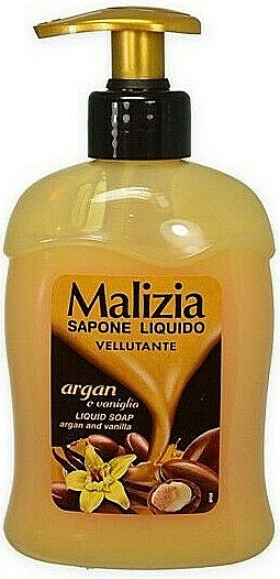 Mydło w płynie Argan i wanilia - Malizia Liquid Soap Argan And Vaniglia — Zdjęcie N1