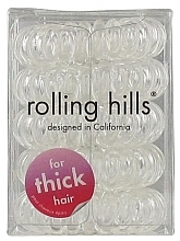 Kup Gumki do włosów, przezroczyste, 5 szt. - Rolling Hills 5 Traceless Hair Elastics Stronger Transparent