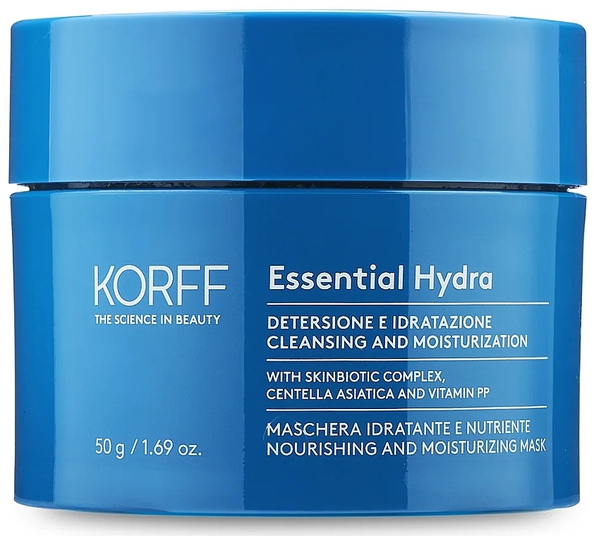 Maseczka do twarzy - Korff Essential Hydra Cleansing And Moisturization Mask — Zdjęcie N1