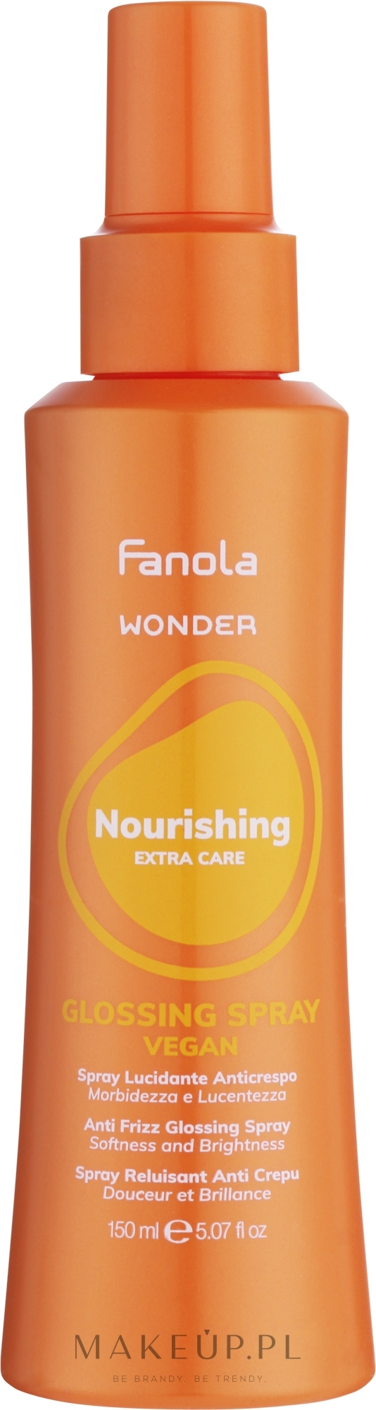 Spray nabłyszczający do włosów - Fanola Wonder Nourishing Glossing Spray  — Zdjęcie 150 ml