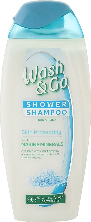 Szampon i żel pod prysznic 2w1 „Protecting” - Wash&Go Shower Shampoo — Zdjęcie N1