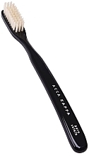 Kup Twarda szczoteczka do zębów, czarna - Acca Kappa Vintage Tooth Brush Nylon Hard Bristles Black Color