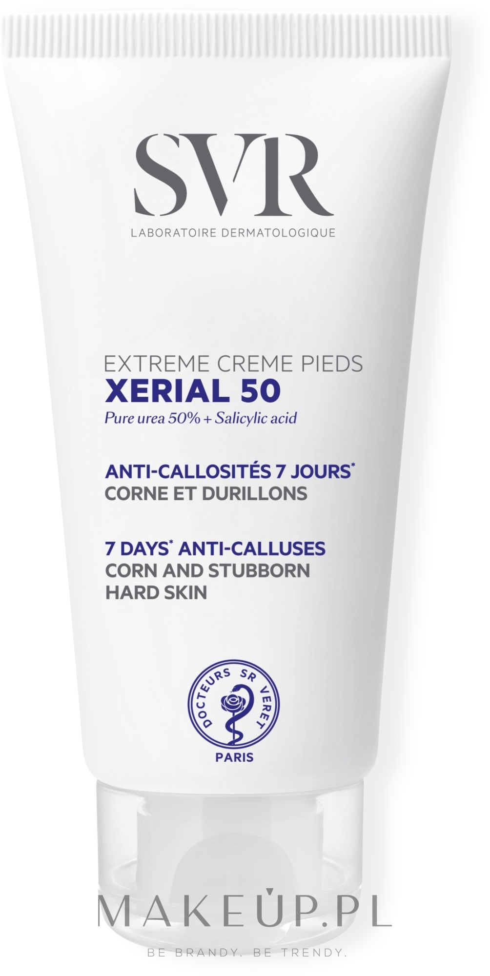 Intensywny krem do stóp redukujący zgrubienia i odciski - SVR Xérial 50 Extreme Crème Pieds — Zdjęcie 50 ml