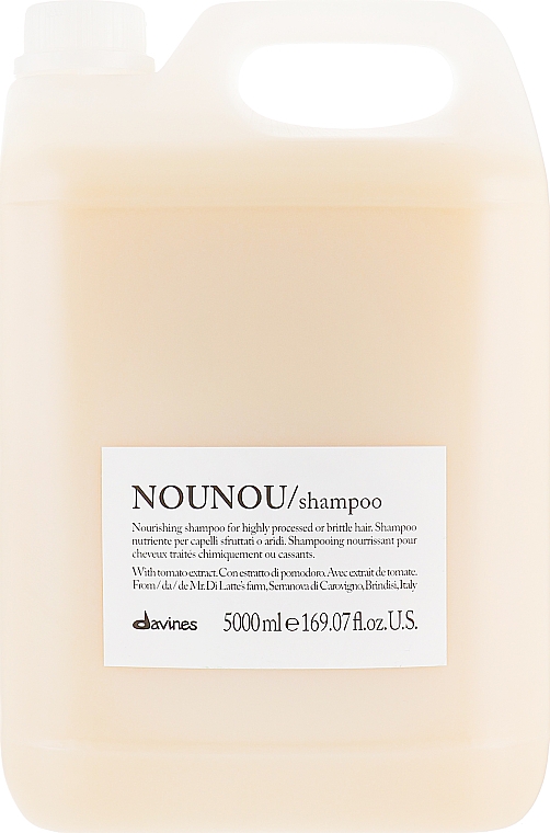Odżywczy szampon wzmacniający włosy - Davines Nourishing Nounou Shampoo With Tomato Extract — Zdjęcie N2