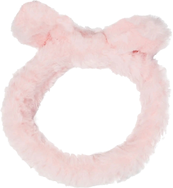 Opaska kosmetyczna, różowa - Revolution Skincare Light Pink Headband — Zdjęcie N2