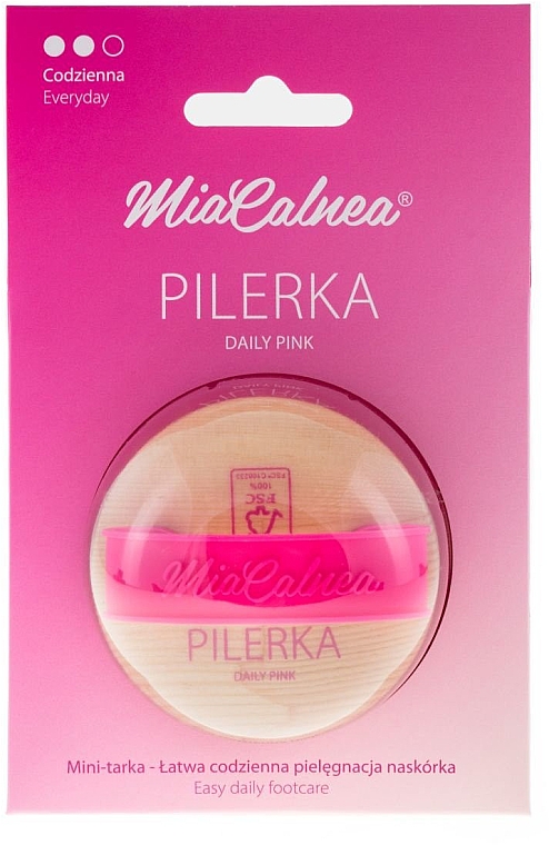 Okrągła tarka do pięt - MiaCalnea Pilerka Daily Pink — Zdjęcie N6