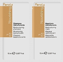 Kup Zestaw do pielęgnacji włosów - Fanola Nourishing (h/mask/15ml + sh/15ml)