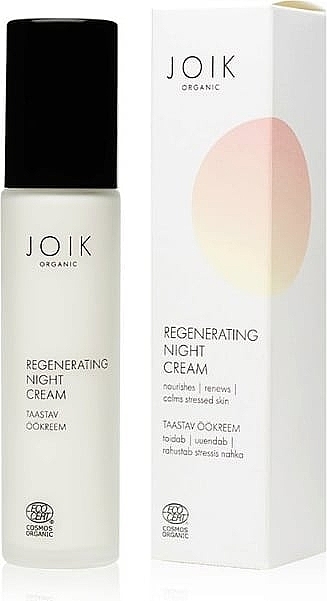 Regenerujący krem ​​do twarzy na noc - Joik Organic Regenerating Night Cream  — Zdjęcie N1