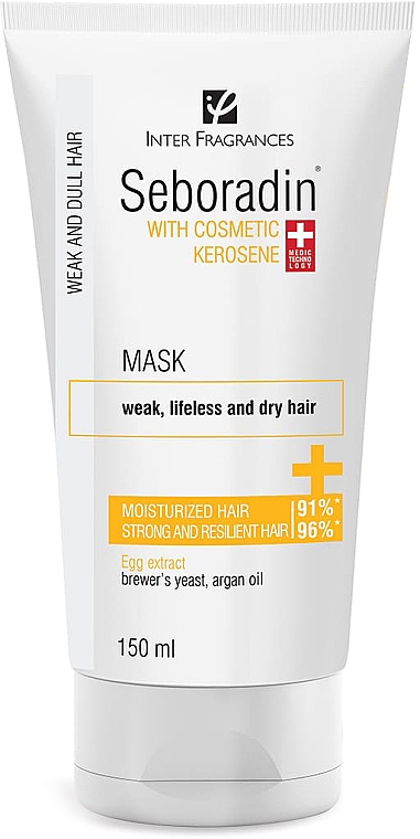 Maska do włosów z naftą kosmetyczną - Seboradin Hair Mask Cosmetic Kerosene — Zdjęcie N1