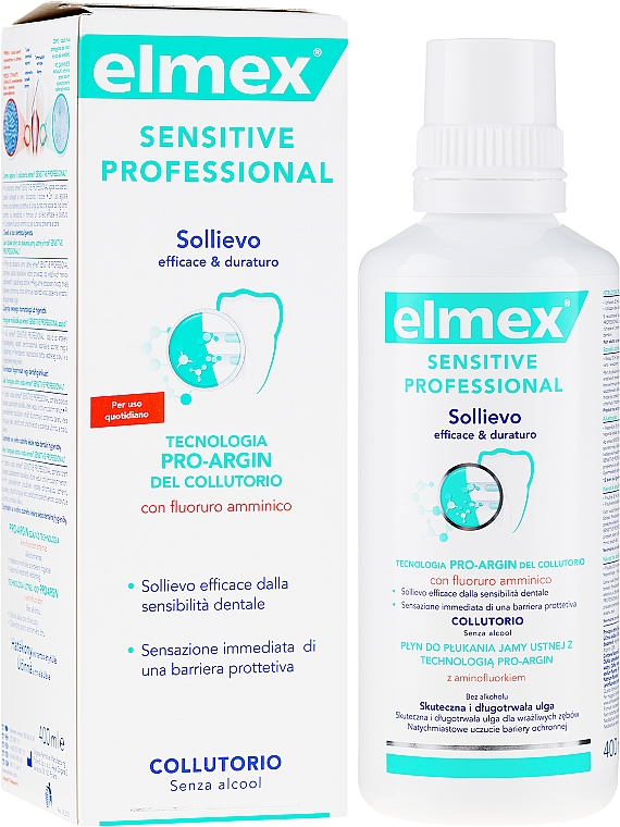 Płyn do płukania jamy ustnej - Elmex Sentitive Professional — Zdjęcie N1