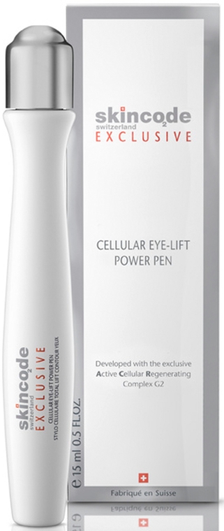 Komórkowy żel podciągający do skóry wokół oczu - Skincode Exclusive Cellular Eye-Lift Power Pen — Zdjęcie N1