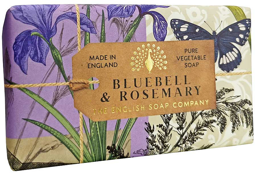 Mydło w kostce Dzwoneczek i rozmaryn - The English Soap Company Bluebell and Rosemary Soap — Zdjęcie N1