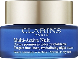 Krem na noc do skóry normalnej i suchej - Clarins Clarins Multi-Active Night Cream — Zdjęcie N1
