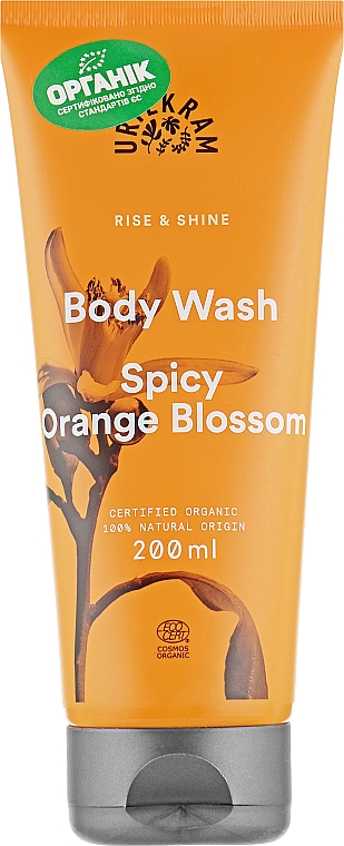 Organiczny żel pod prysznic Korzenny kwiat pomarańczy - Urtekram Spicy Orange Blossom Body Wash