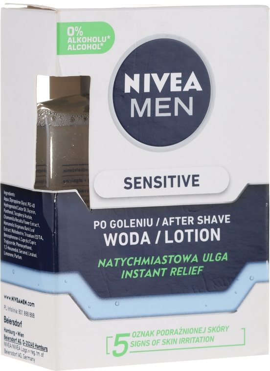 Płyn po goleniu Sensitive - NIVEA MEN Active Comfort System After Shave Lotion — Zdjęcie N7