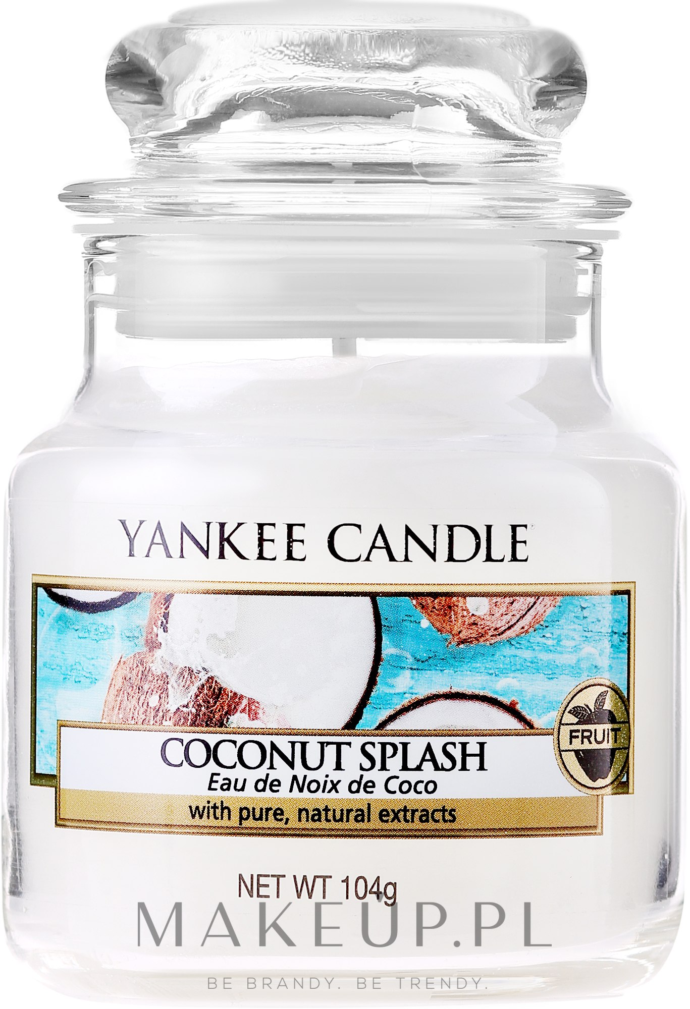 Świeca zapachowa w słoiku - Yankee Candle Coconut Splash — Zdjęcie 104 g