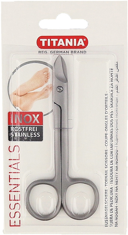 Nożyczki do paznokci, 10,5 cm, 1090/51 B - Titania — Zdjęcie N1