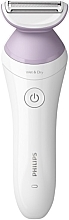 Golarka elektryczna do golenia na sucho i na mokro - Philips SatinShave Advanced Ladyshaver BRL130/00 6000 Series Wet & Dry Lady Shaver — Zdjęcie N1