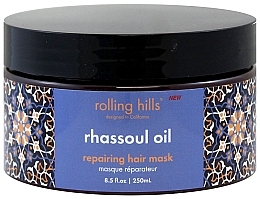 Regenerująca maska do włosów - Rolling Hills Rhassoul Oil Repairing Hair Mask — Zdjęcie N1