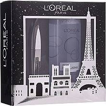 Kup Zestaw - L'Oreal Paris Make-up Set (mascara 8,9 ml + mic/water 400 ml)
