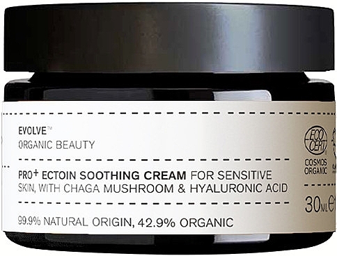 Łagodzący krem do skóry wrażliwej - Evolve Organic Beauty Pro+ Ectoin Soothing Cream — Zdjęcie N2