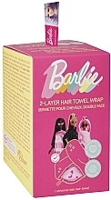 Dwustronny satynowy ręcznik do włosów "Barbie, różowa panterka - Glov Double-Sided Satin Hair Towel Wrap Barbie Pink Panther — Zdjęcie N2