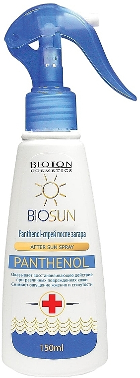 Pantenol w sprayu po opalaniu - Bioton Cosmetics BioSun — Zdjęcie N1