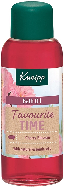 PRZECENA! Olejek do kąpieli Kwiat wiśni - Kneipp Favourite Time Cherry Blossom Bath Oil * — Zdjęcie N1