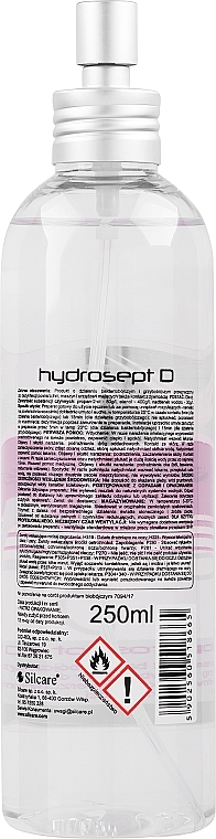 Preparat do sterylizacji i dezynfekcji - Silcare Hydrosept — Zdjęcie N2