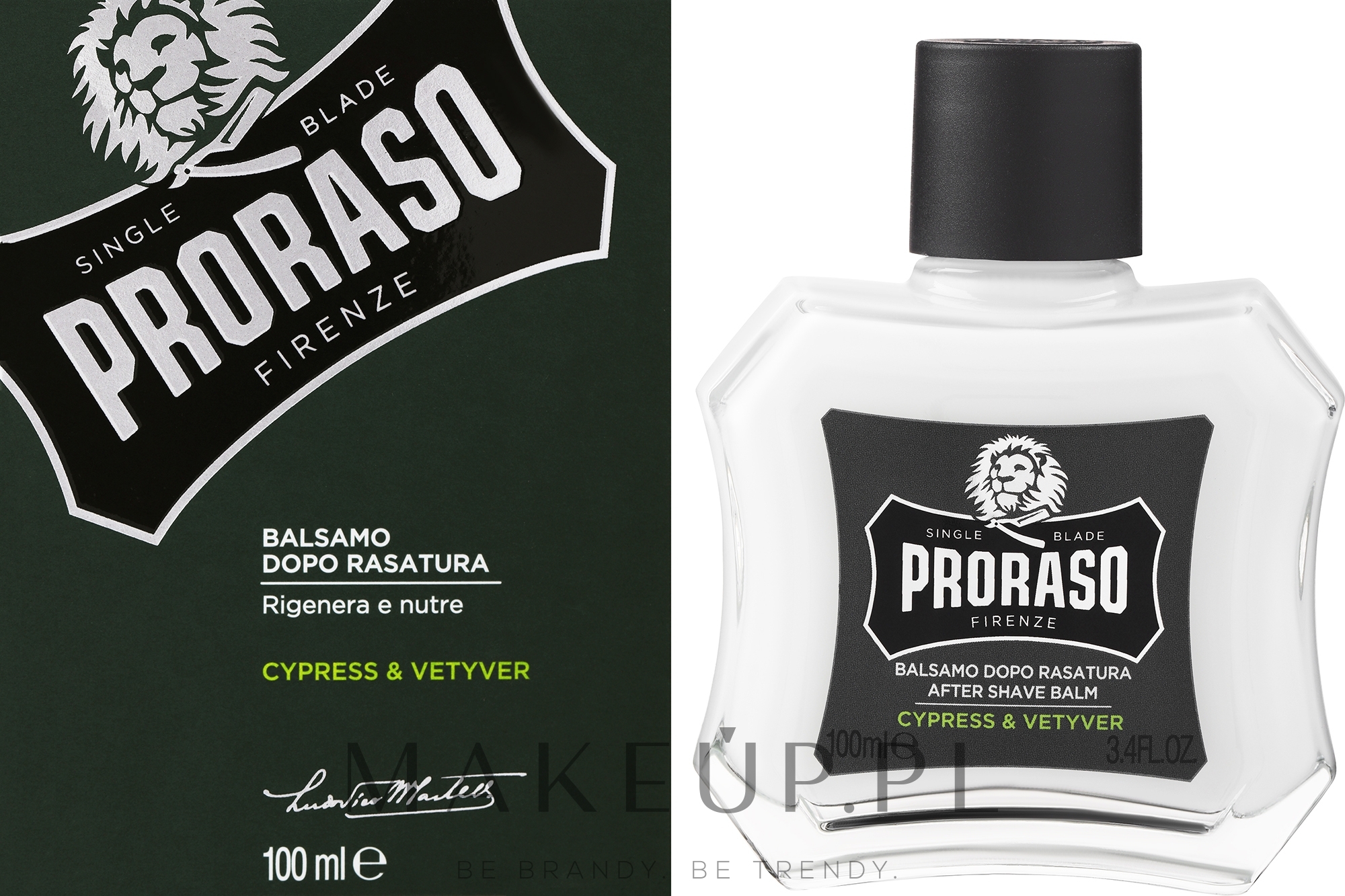 Balsam po goleniu dla mężczyzn - Proraso Cypress & Vetiver After Shave Balm — Zdjęcie 100 ml