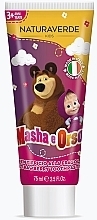 Kup Pasta do zębów Masza i Niedźwiedź - Naturaverde Kids Masha and The Bear Strawberry Toothpaste