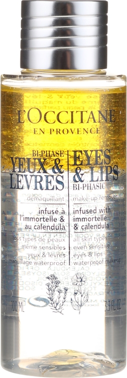 Dwufazowy płyn do demakijażu oczu i ust - L'Occitane Eye & Lips Bi-Phase Make-Up Remover — Zdjęcie N1