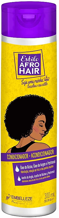 Odżywka do włosów bez spłukiwania - Novex AfroHair Conditioner — Zdjęcie N1
