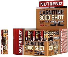 Suplement diety - Nutrend Carnitine 3000 Shot Strawberry — Zdjęcie N1