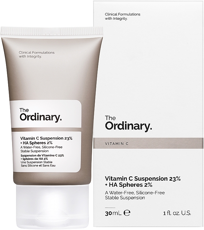 The Ordinary Vitamin C Suspension 23% + HA Spheres 2% - Serum do twarzy z 23% witaminą C i 2% kwasem hialuronowym — Zdjęcie N2