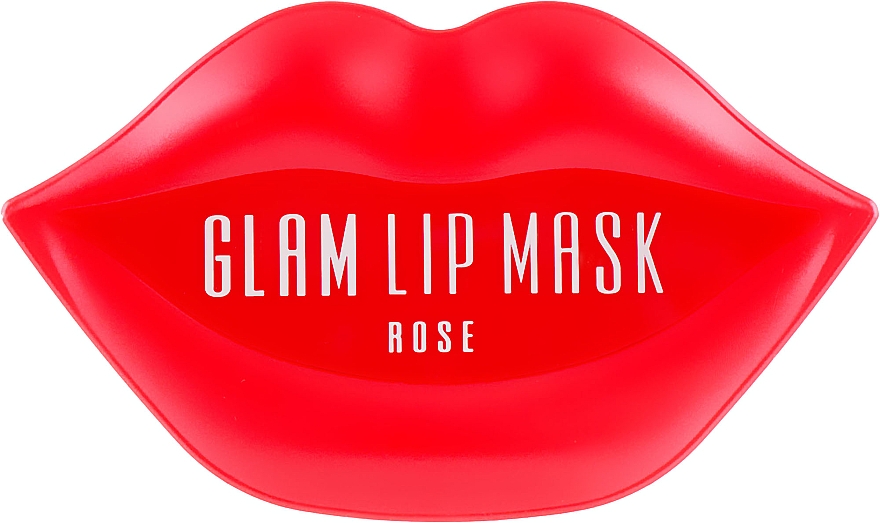 Hydrożelowe plastry na usta z różą - BeauuGreen Hydrogel Glam Lip Mask Rose — Zdjęcie N2