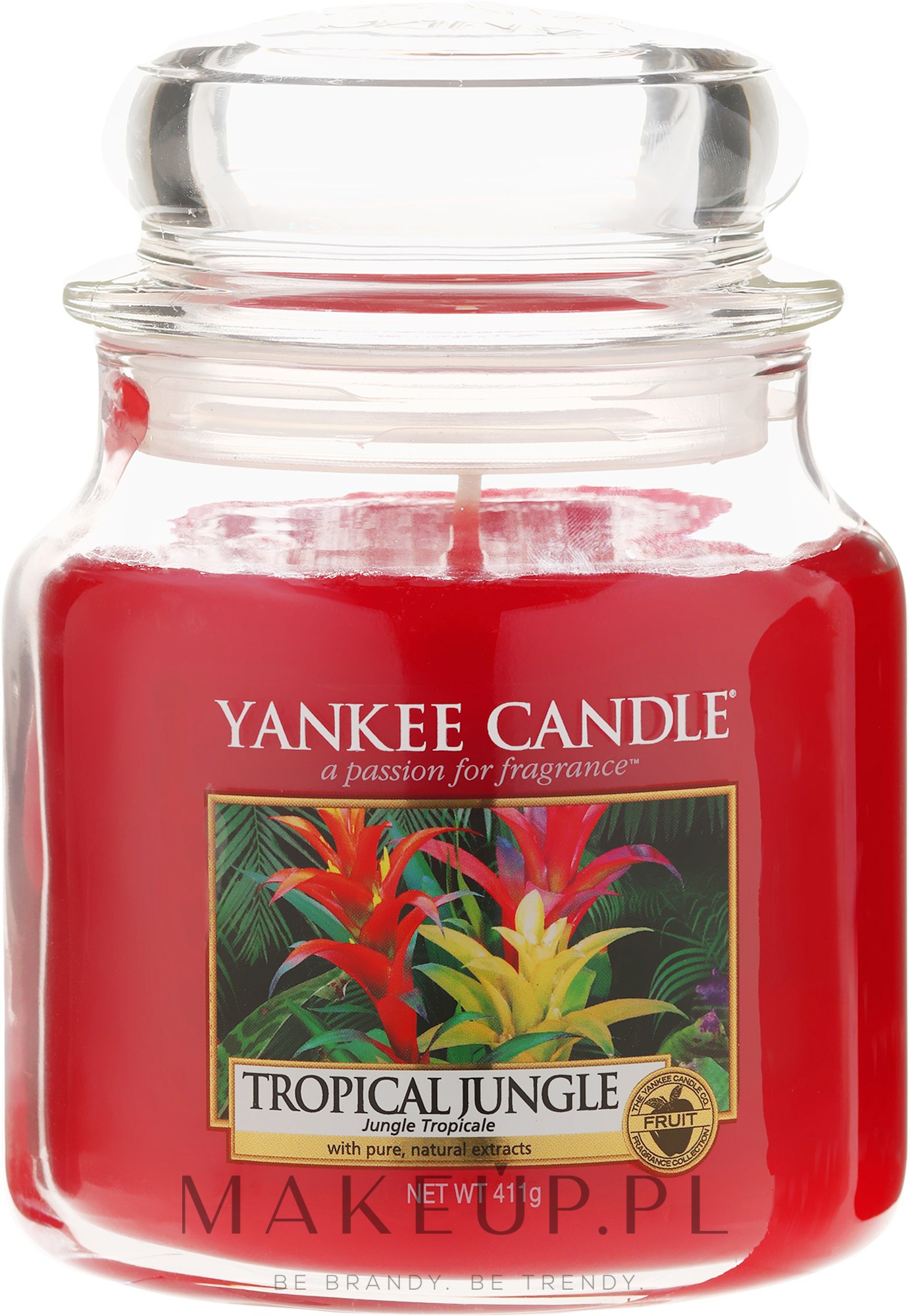 Świeca zapachowa w słoiku - Yankee Candle Tropical Jungle — Zdjęcie 411 g