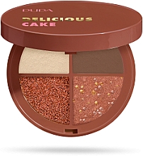 Paleta cieni do powiek - Pupa Delicious Cake Scented Eyeshadow Palette — Zdjęcie N1