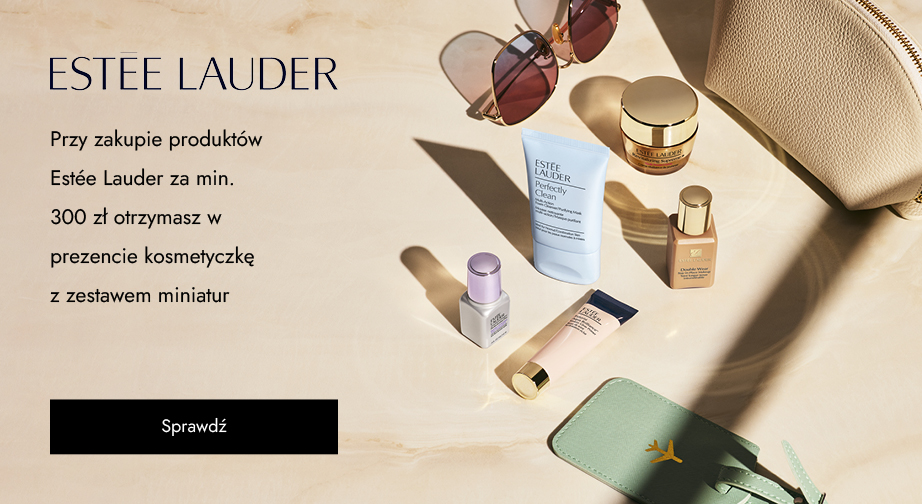Przy zakupie produktów Estée Lauder za min. 300 zł otrzymasz w prezencie kosmetyczkę z zestawem miniatur.