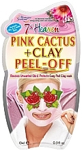 Kup Maseczka do twarzy Różowy kaktus i glinka - 7th Heaven Pink Cactus & Clay Peel Off Mask