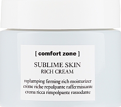 Odżywczy krem ujędrniający do twarzy - Comfort Zone Sublime Skin Rich Cream — Zdjęcie N2