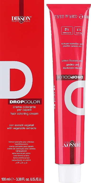 Farba-krem do włosów - Dikson Drop Color Hair Coloring Cream — Zdjęcie N1