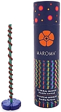 Zestaw kadzidełek №2 - Maroma Encens d'Auroville Double Scented Spiral Incense Sticks Yellow — Zdjęcie N2